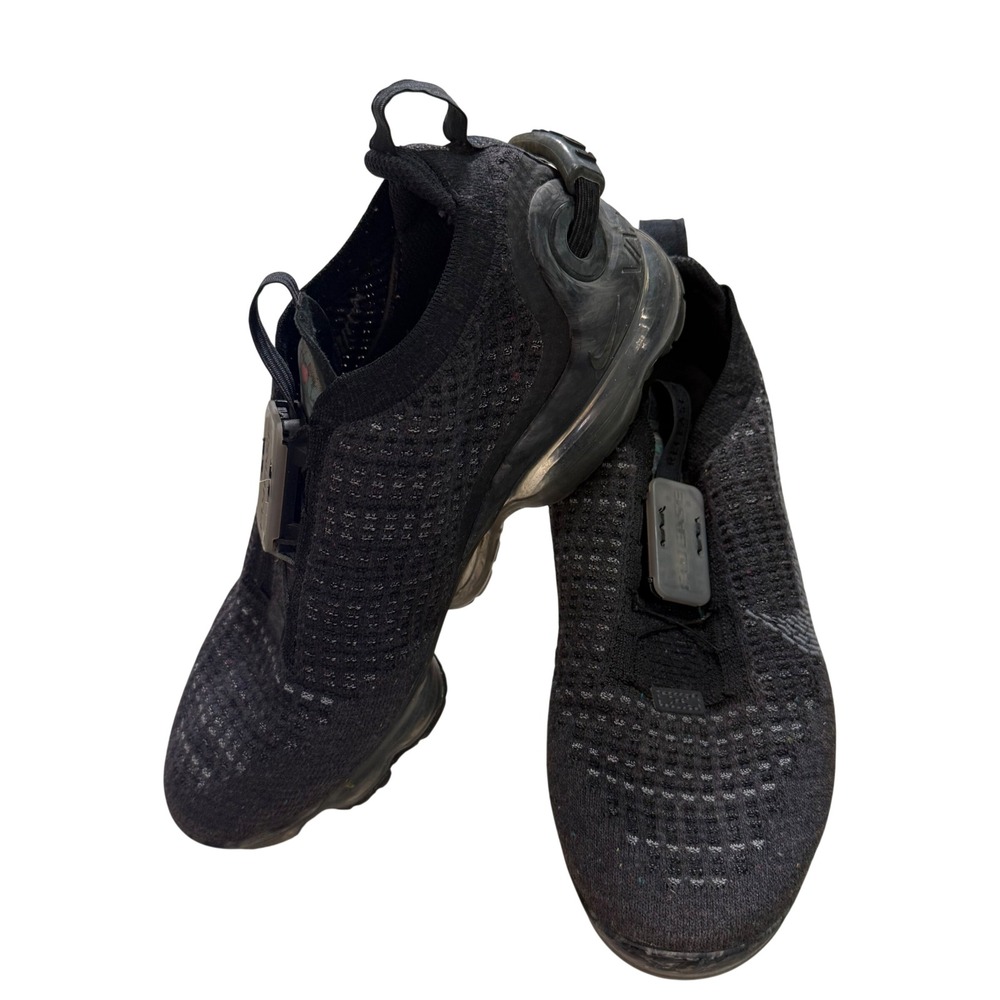 Nike Air VaporMax 2020 Flyknit Triple Black Mens Running Shoes CJ6740-002 Size 7
